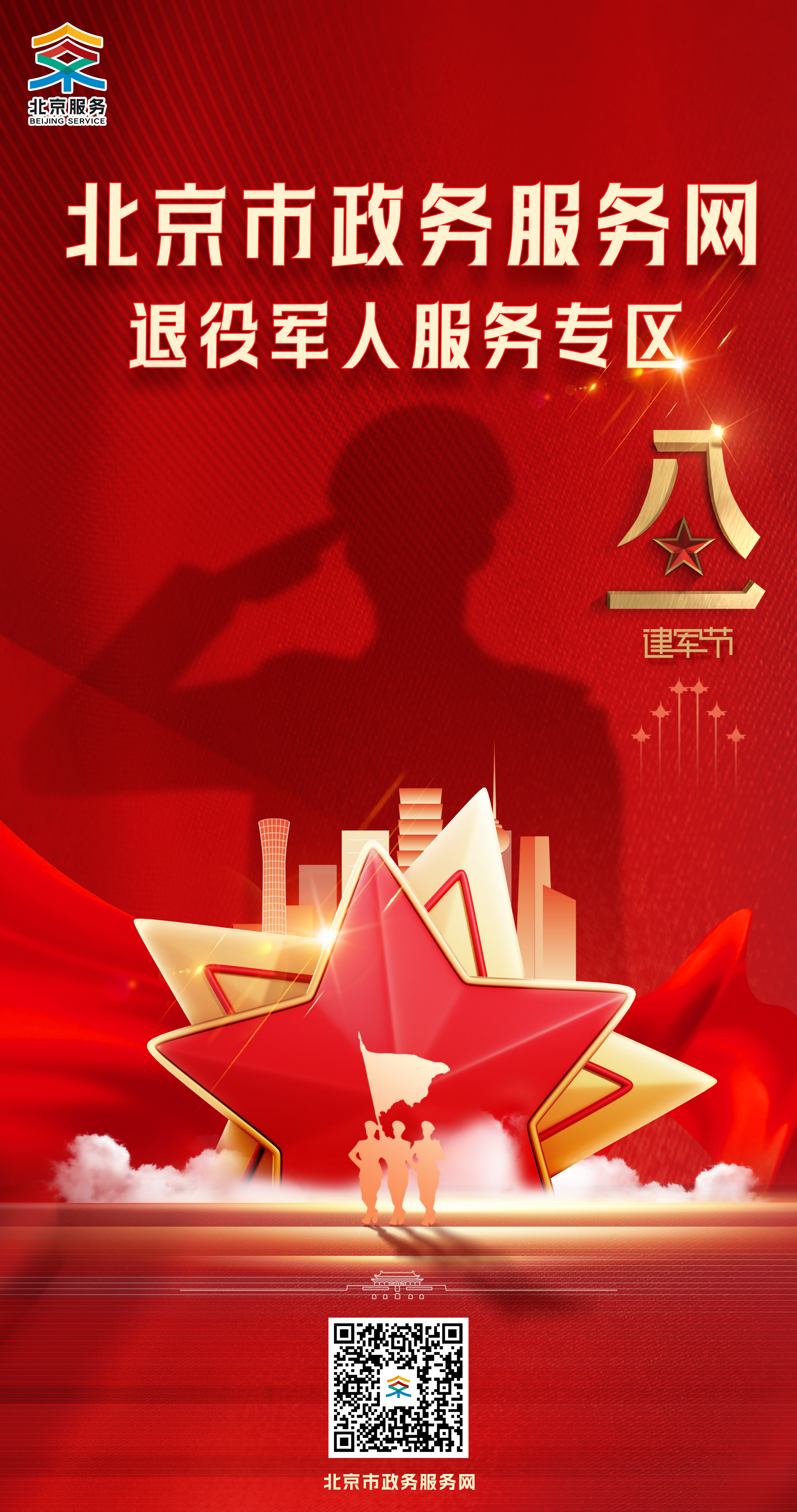 退役不褪色 服務零距離——“北京服務”與您共慶八一！