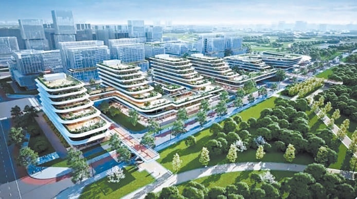 國際醫藥創新公園總部集聚區效果圖