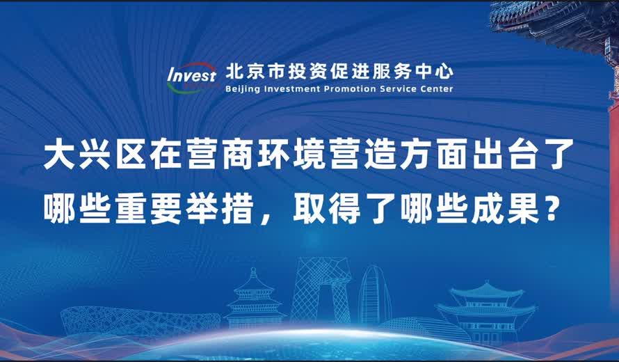 大興區在營商環境營造方麵出台了哪些重要舉措，取得了哪些成果？