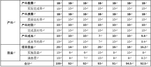 專家評分匯總表