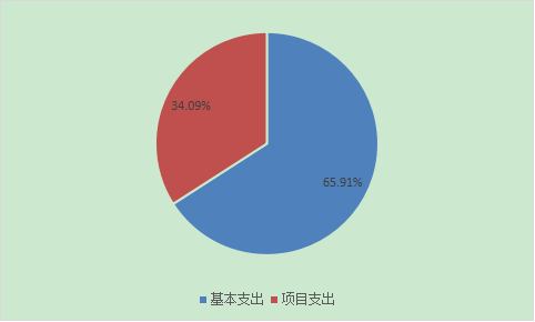 圖2:基本支出和項目支出情況 圖2:基本支出和項目支出情況