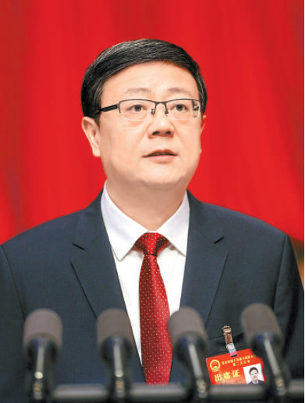 陳吉寧同誌作政府工作報告