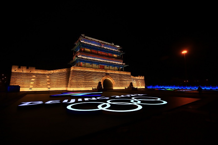 冬奧永定門亮燈“點亮中軸線” 冬奧永定門亮燈“點亮中軸線”