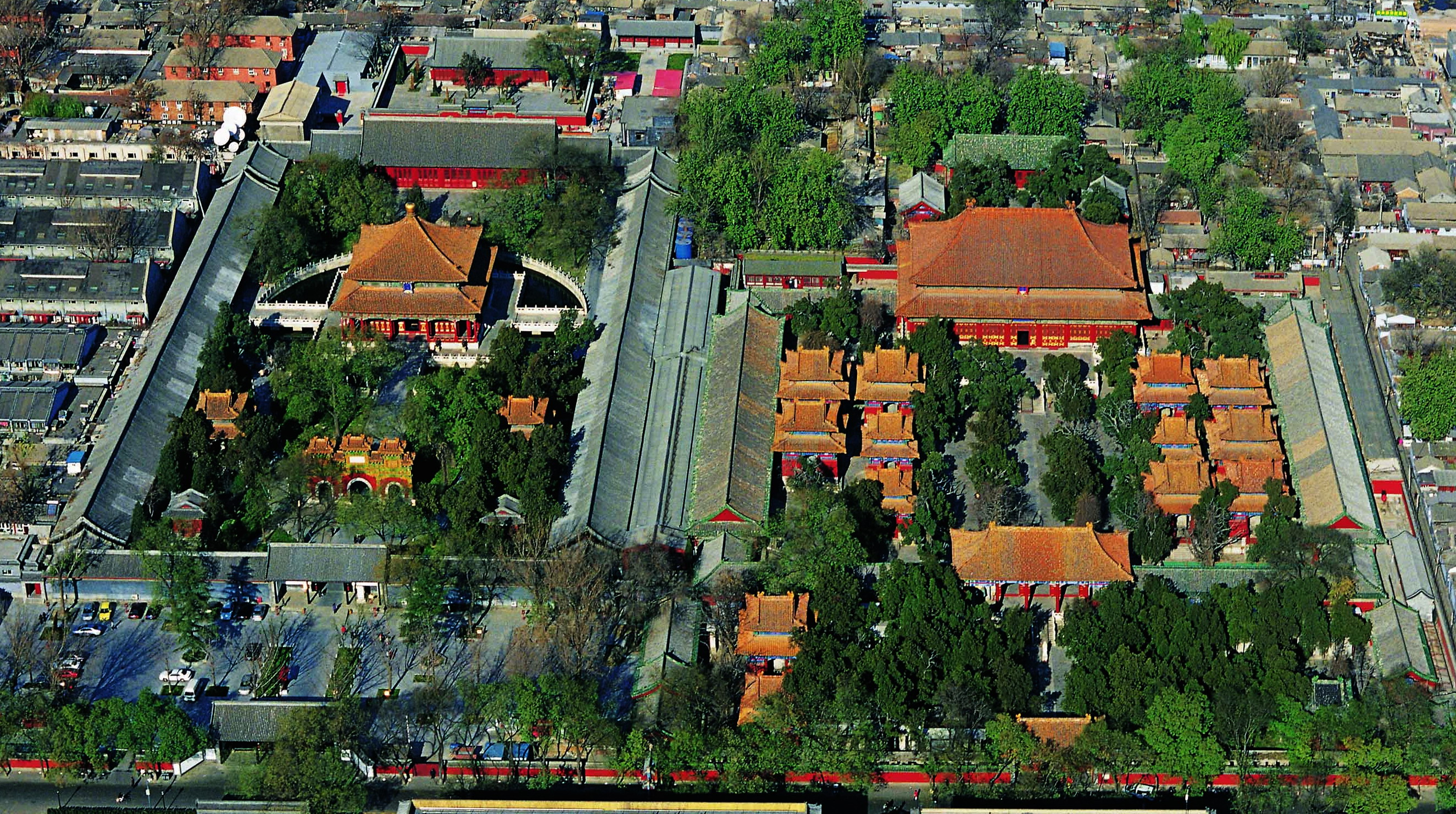 孔廟國子監全景照 孔廟國子監全景照