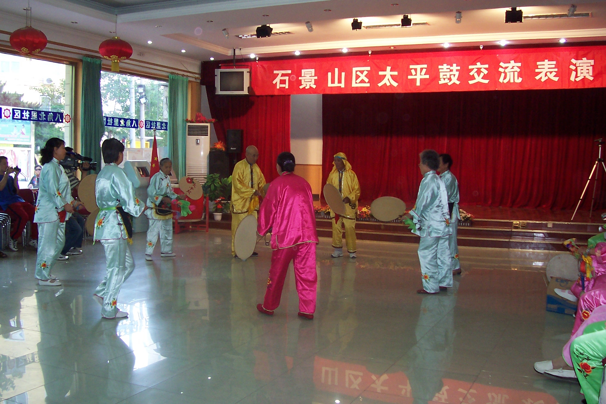 石景山區太平鼓交流表演