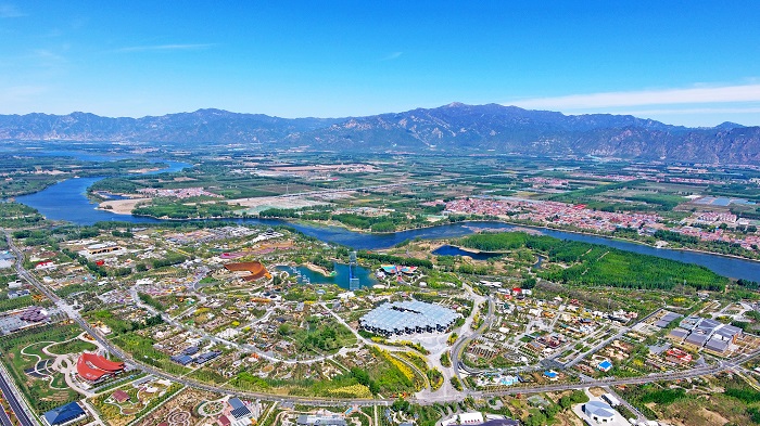 世園公園鳥瞰圖