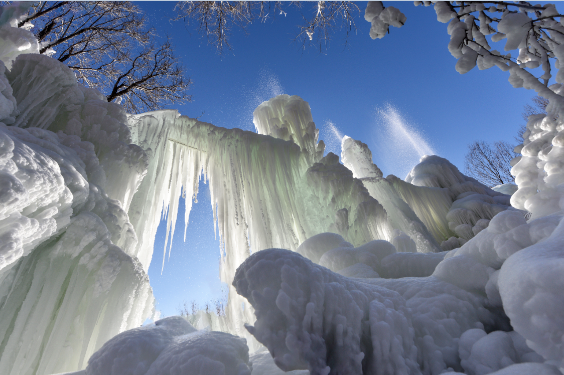 玉渡山冰瀑 玉渡山冰瀑