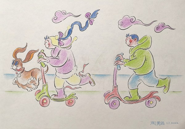 陶勇二十四節氣漫畫:小寒.jpg 陶勇二十四節氣漫畫:小寒.jpg