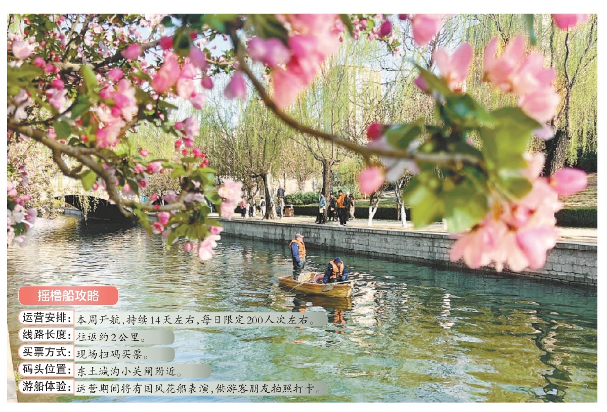 泛舟逐花 本周開航