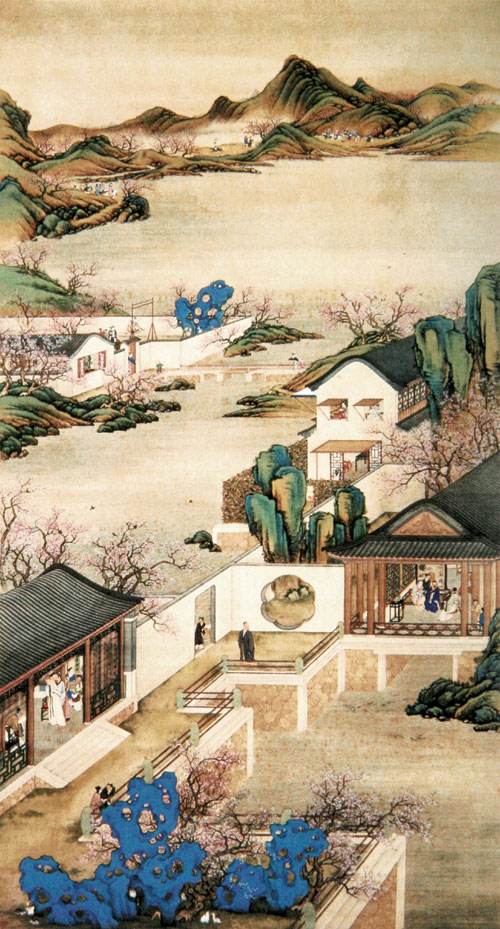 踏青(《清史圖鑒》) 踏青(《清史圖鑒》)