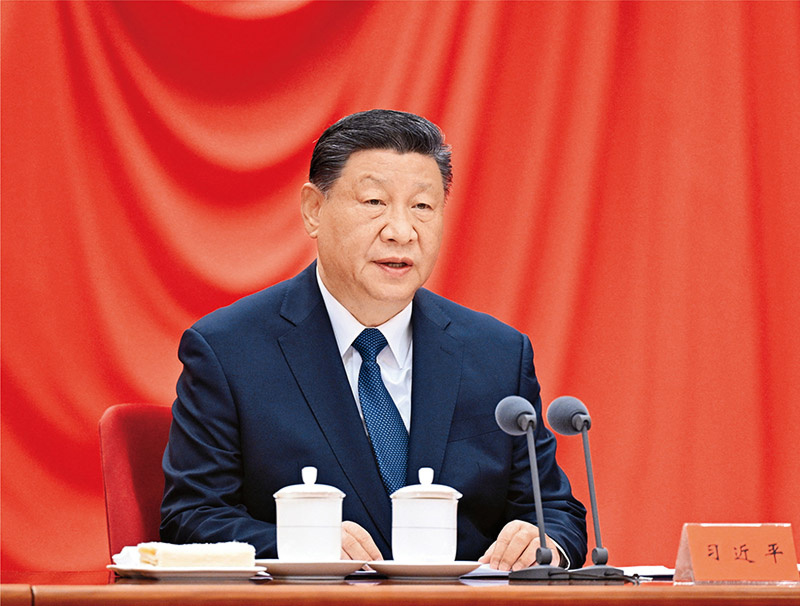 2025年1月6日,中共中央總書記、國家主席、中央軍委主席習近平在中國共產黨第二十屆中央紀律檢查委員會第四次全體會議上發表重要講話。 2025年1月6日,中共中央總書記、國家主席、中央軍委主席習近平在中國共產黨第二十屆中央紀律檢查委員會第四次全體會議上發表重要講話。