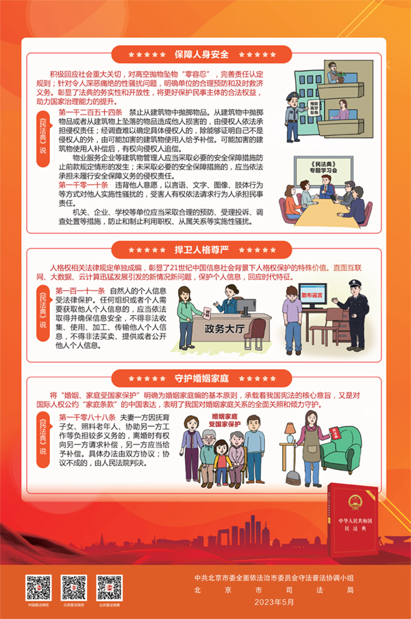 北京市   民法典主題展覽進地鐵