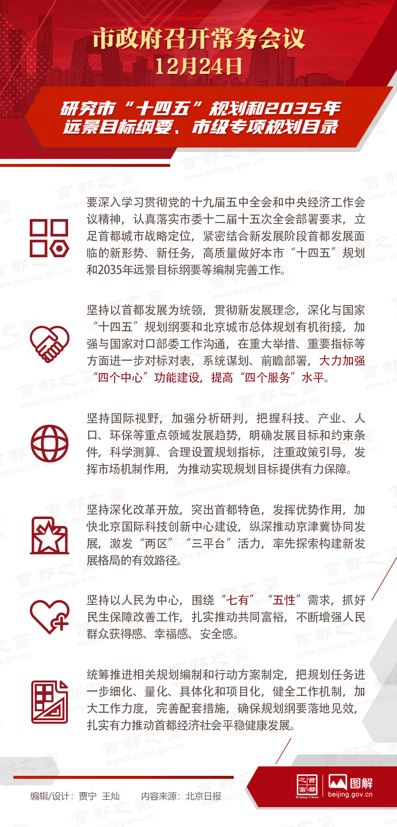 市政府常務會議：研究市“十四五”規劃和2035年遠景目標綱要、市級專項規劃目錄