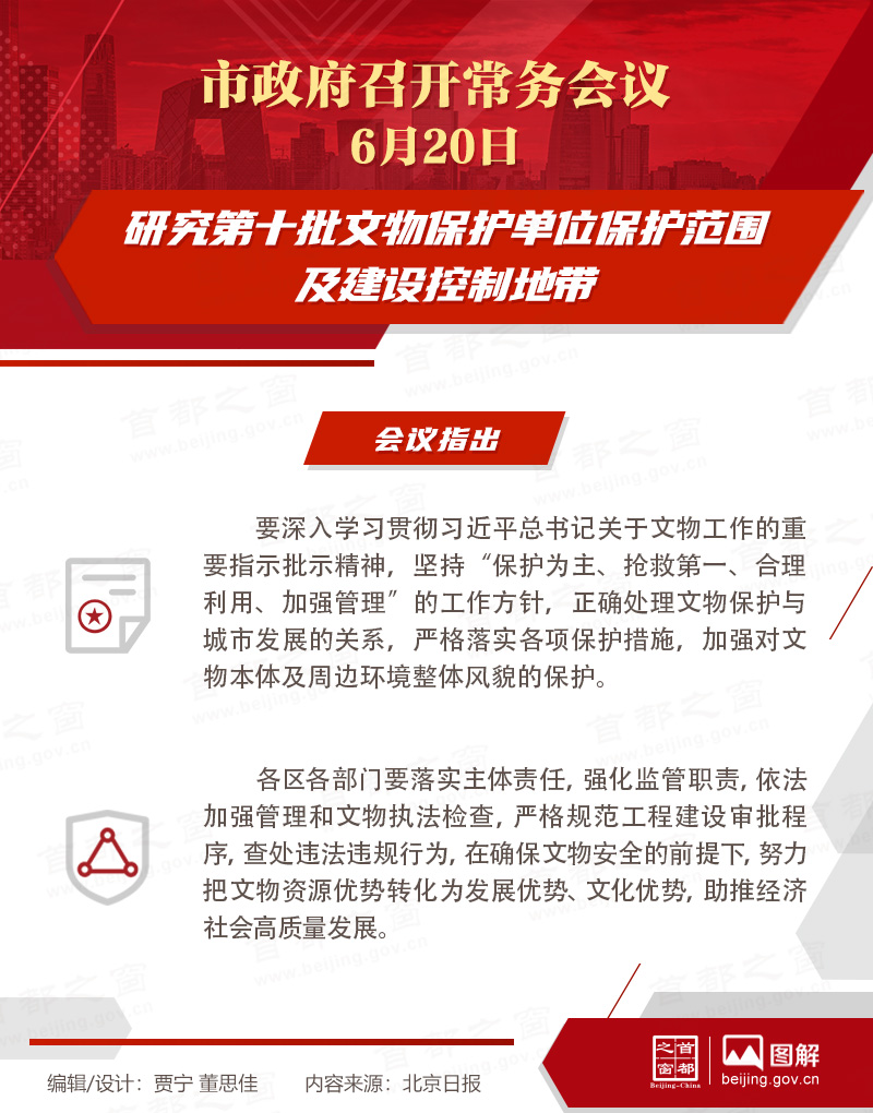 市政府常務會議:研究第十批文物保護單位保護範圍及建設控製地帶 市政府常務會議:研究第十批文物保護單位保護範圍及建設控製地帶