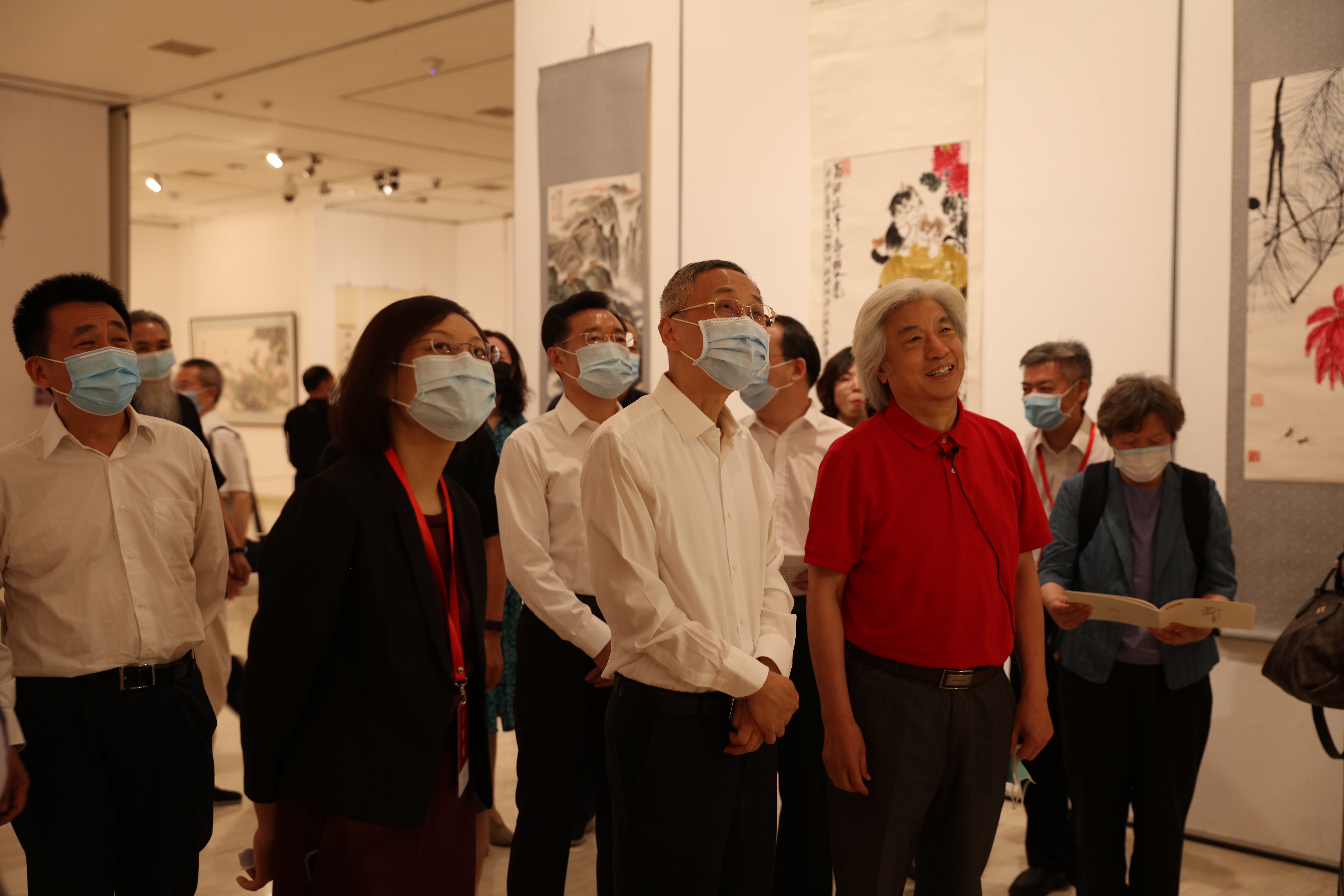 市政府參事室、市文史館在首博成功舉辦館藏書畫作品展