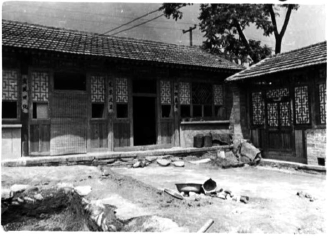 西齋堂聶家大院鄧華支隊司令部舊址。