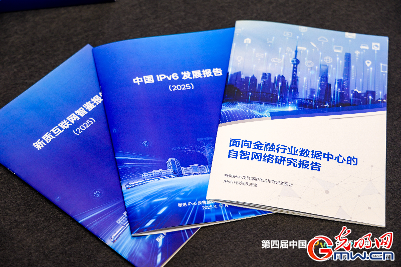 圖為第四屆中國IPv6創新發展大會重點發布相關報告 圖為第四屆中國IPv6創新發展大會重點發布相關報告