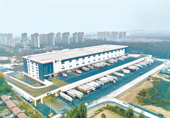 圓通速遞北方總部基地外景。 圓通速遞北方總部基地外景。