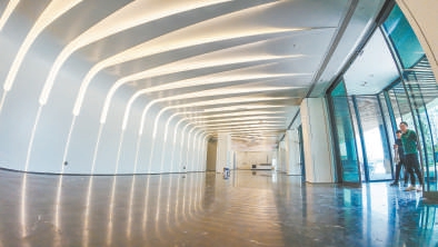 臨空經濟區（廊坊）內的一家運營基地內景。