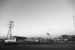 2018年1月的潞城鎮東夏園路口。