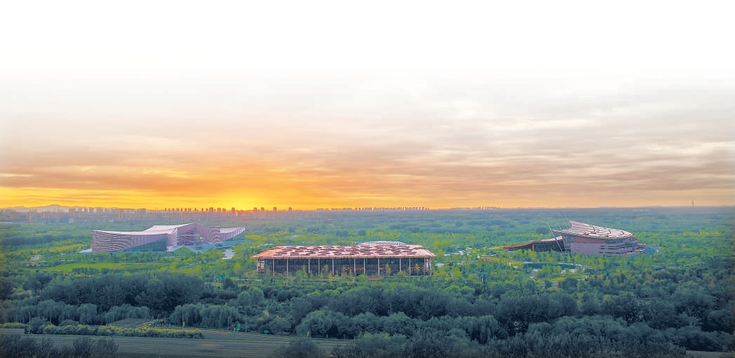 副中心三大文化設施。