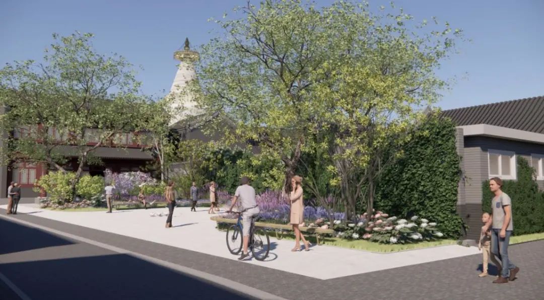 東岔小廣場改造項目實施效果圖