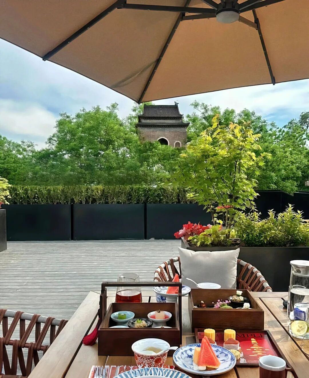 觀中·在地文化新空間的一處露台