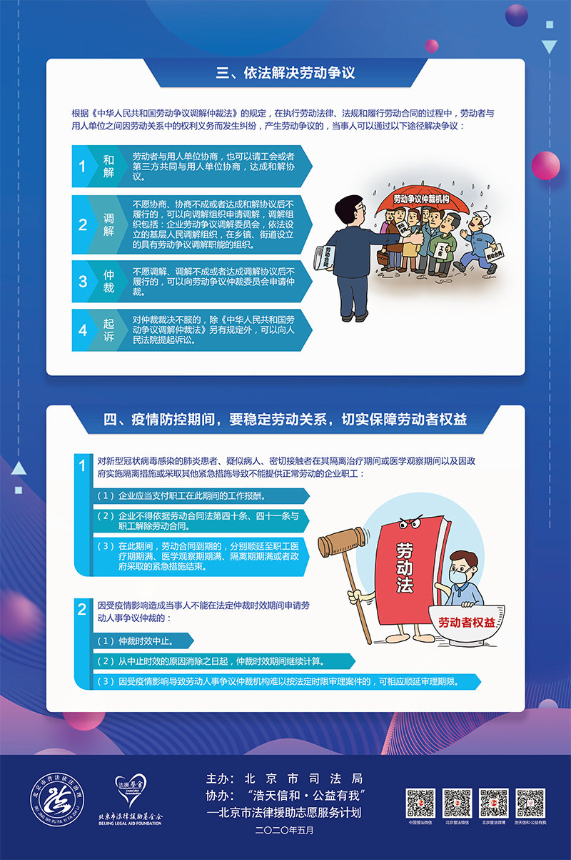 依法保護勞動權益 有序推進複工複產