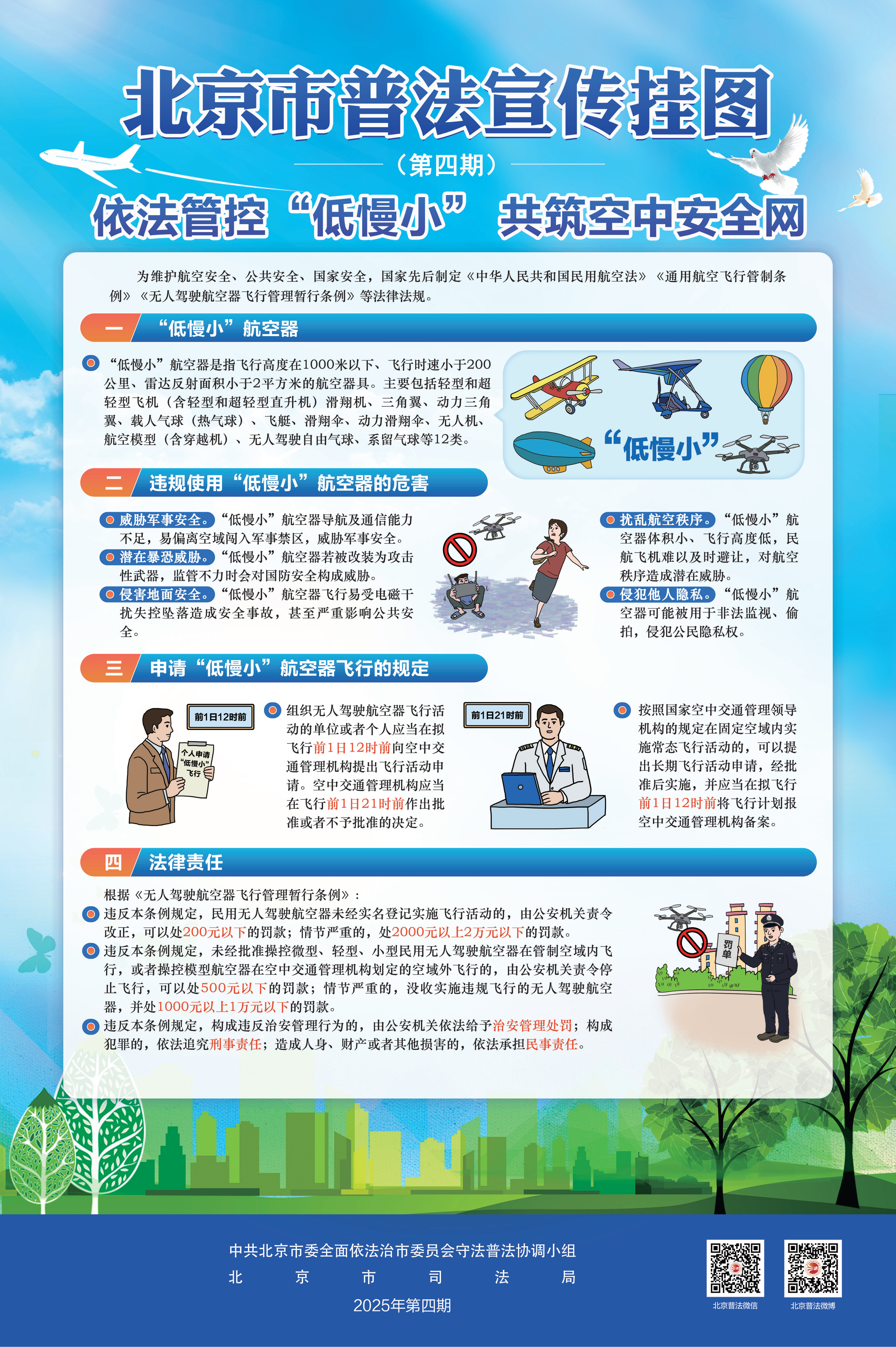 北京市2025年全民國家安全教育日海報暨第4期普法宣傳掛圖（藍）