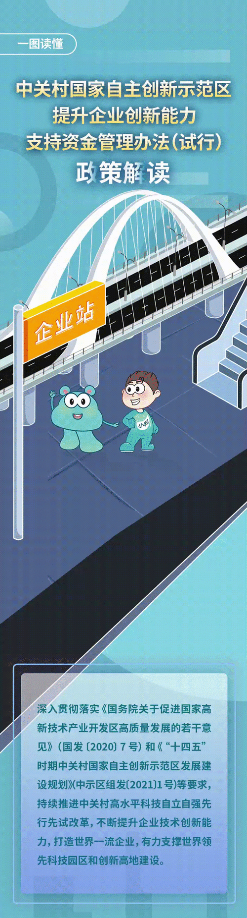 一圖讀懂：中關村國家自主創新示範區提升企業創新能力支持資金管理辦法（試行）